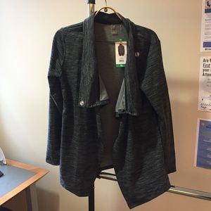 Gray Marbled Comfy Danskin Sweater